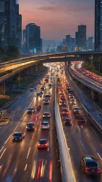 Traffico su autostrada