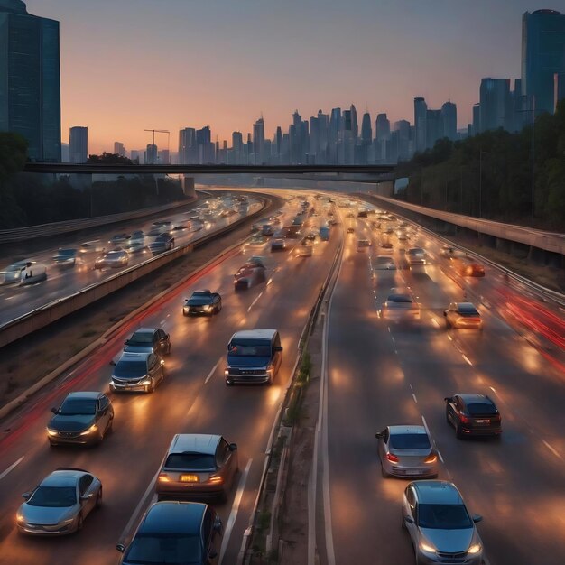 Traffico su autostrada