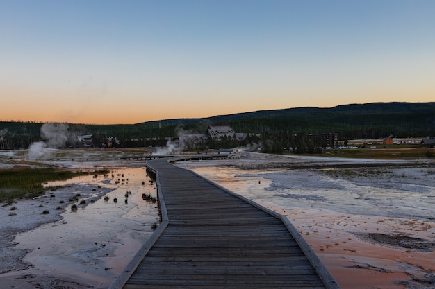 Trail at Yellowstone Nnational Park