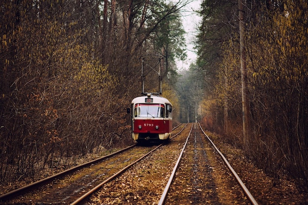 Tram rosso d'epoca