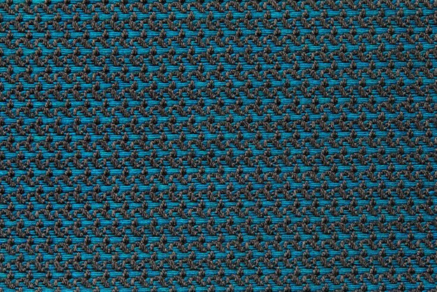 Trama a maglia Trama di tessuto jacquard con motivo geometrico grigio blu Motivo a mosaico all'uncinetto