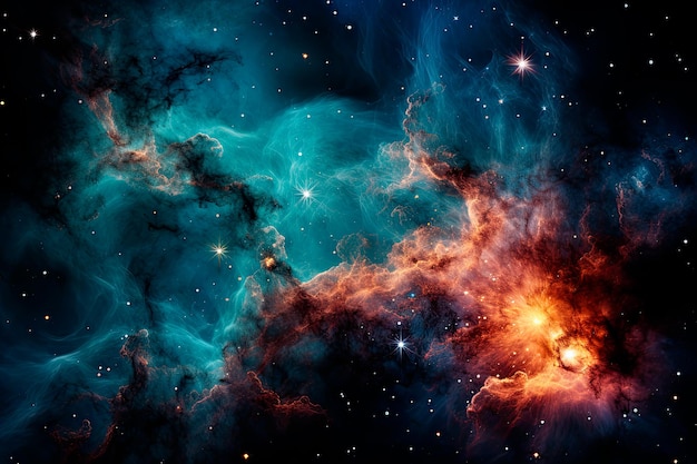 trama della vasta distesa dell'universo un arazzo cosmico intessuto di galassie stelle