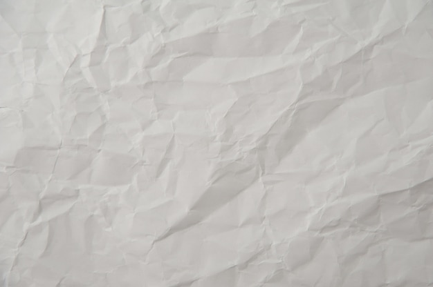 Trama di carta stropicciata bianco