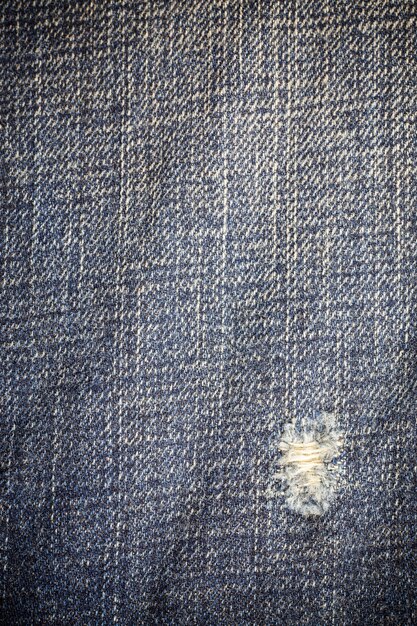 Trama di jeans sporchi denim strappato