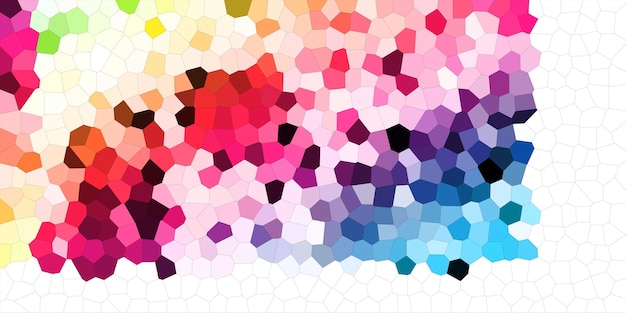Trama di mosaico arcobaleno Sfondo di macchie arcobaleno multicolore