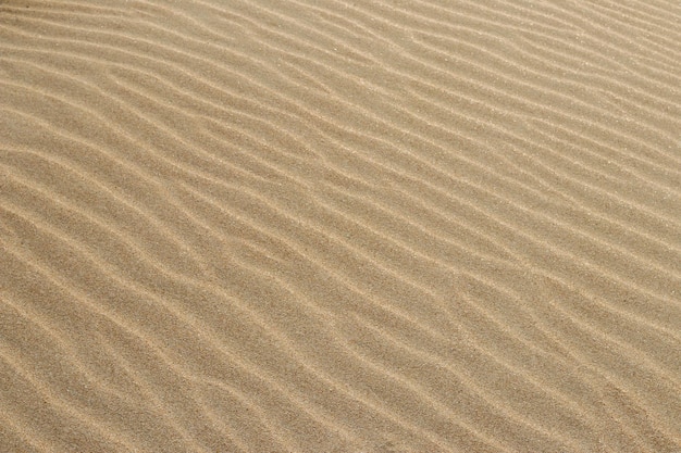 Trama di sabbia Spiaggia sabbiosa per lo sfondo Vista dall'alto Sfondo con texture in pietra di sabbia naturale