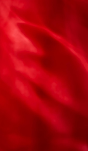 Trama di seta di sfondo arte astratta rossa e linee d'onda in movimento per un design di lusso classico