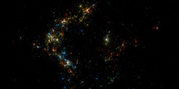 Trama di sfondo dello spazio stellato