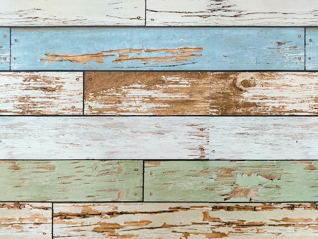 trama di sfondo di legno invecchiato legno di diversi colori