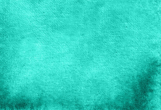 Trama di sfondo dipinto a mano dell'acquerello. sfondo smeraldo astratto aquarelle. modello orizzontale