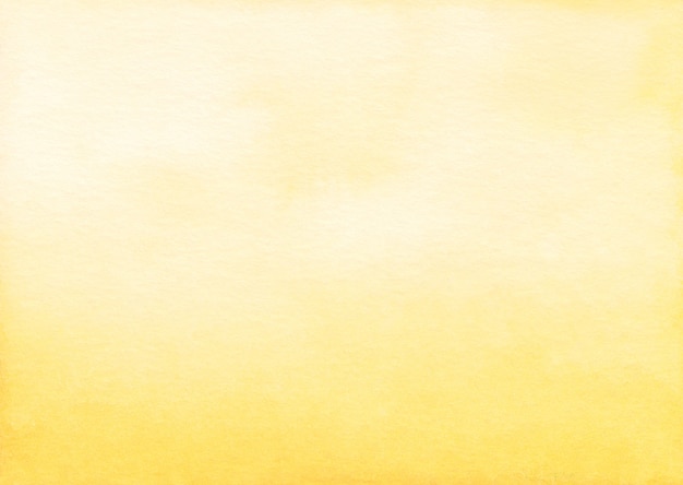 Trama di sfondo sfumato giallo chiaro dell'acquerello