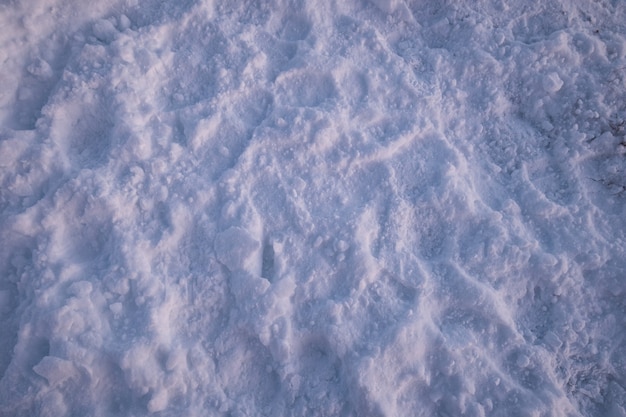 Trama innevata nella stagione invernale