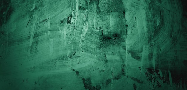 Trama parete verde Sfondo astratto Trama di cemento scuro per cemento spaventoso di sfondo