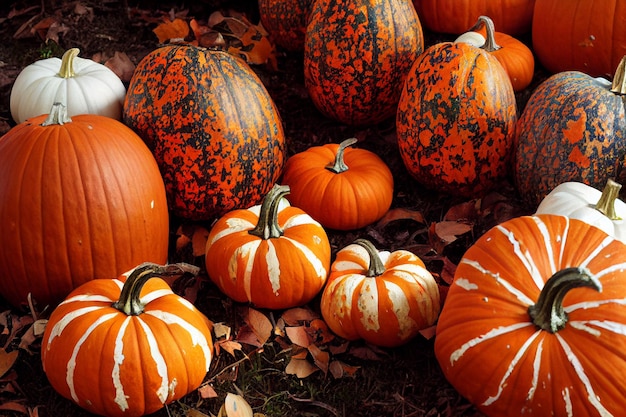 trame di carta da parati di zucca di halloween