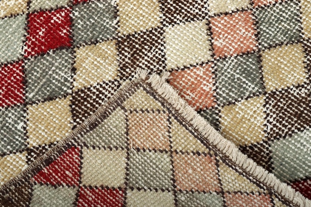 Trame e motivi a colori da tappeti tessuti