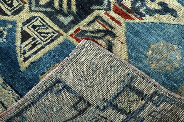 Trame e motivi a colori da tappeti tessuti
