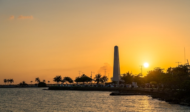 Tramonto a Chetumal, lo Stato di Quintana Roo del Messico