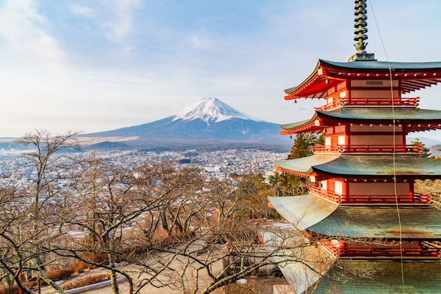 Tramonto a Monte Fuji, in Giappone