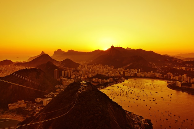 Tramonto a Rio de Janeiro