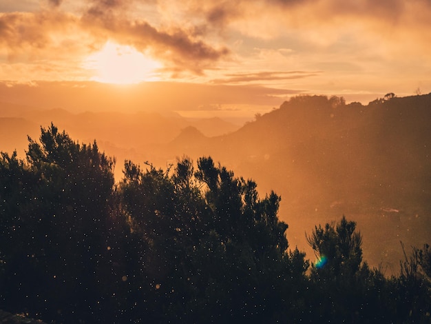 Tramonto al belvedere Jardina Tenerife