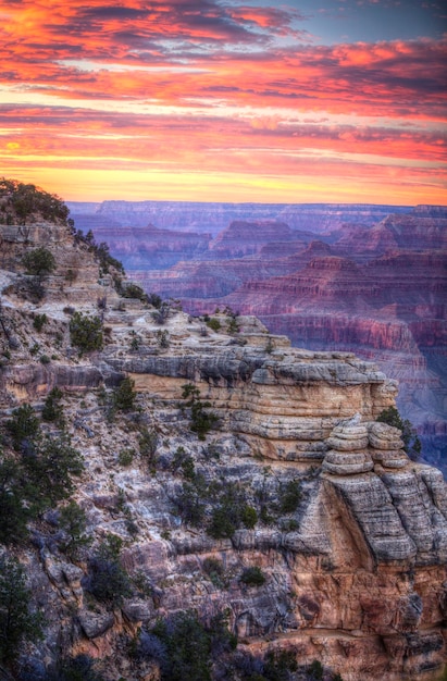 Tramonto al Grand Canyon