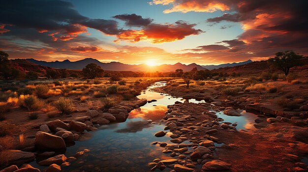 Tramonto dell'Arizona