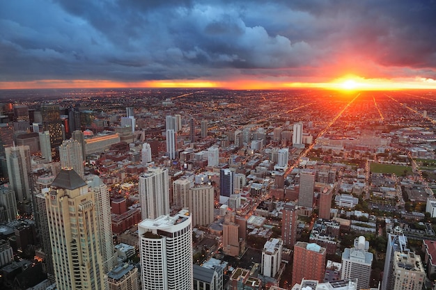 Tramonto di Chicago