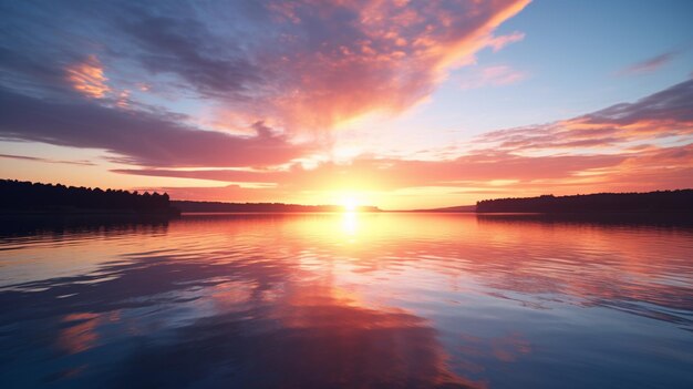 tramonto HD 8K carta da parati Immagine fotografica