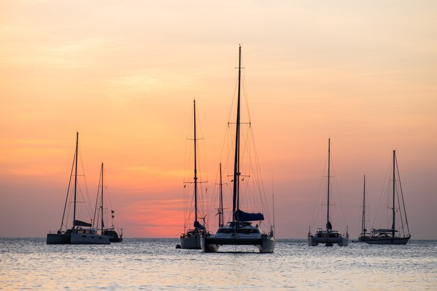 Tramonto in barca