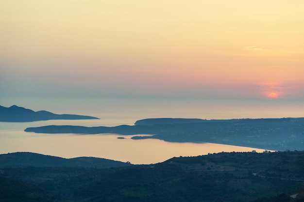 Tramonto in Grecia