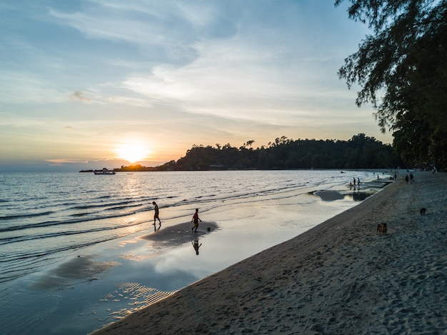 Tramonto in Tailandia