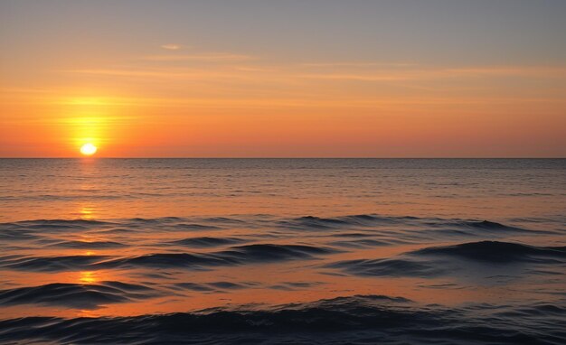 tramonto mare orizzonte dorato atmosfera serena bellezza naturale acque tranquille vista panoramica