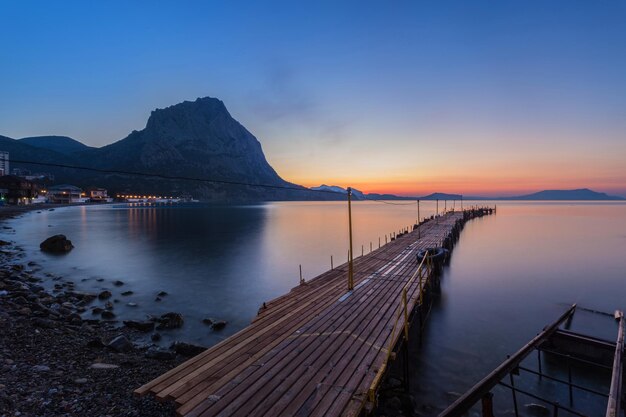 Tramonto nella baia di quotNovyi Svetquot