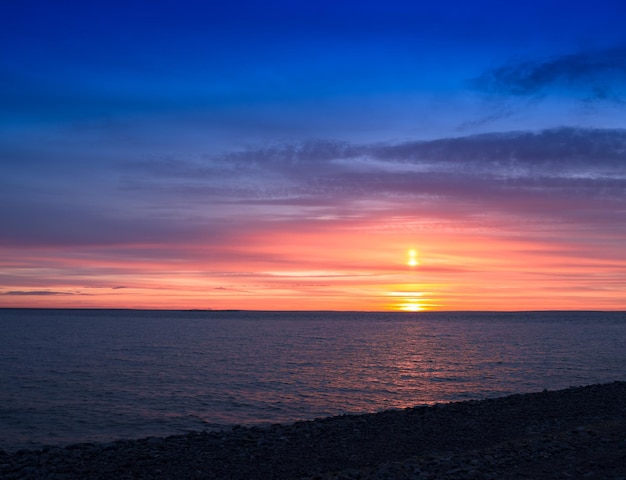 Tramonto sul Baltico