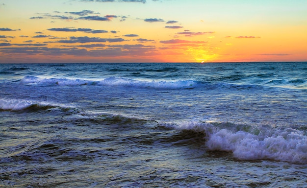 Tramonto sul Mar Mediterraneo