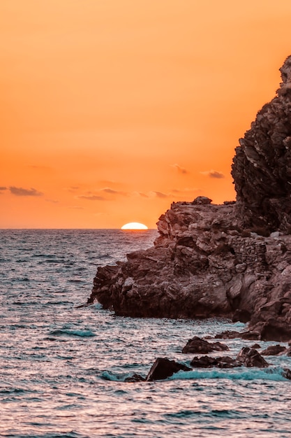 Tramonto sul mare siciliano