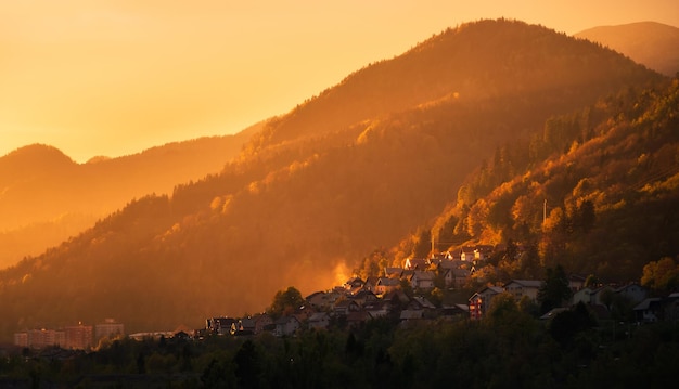 Tramonto sulla città