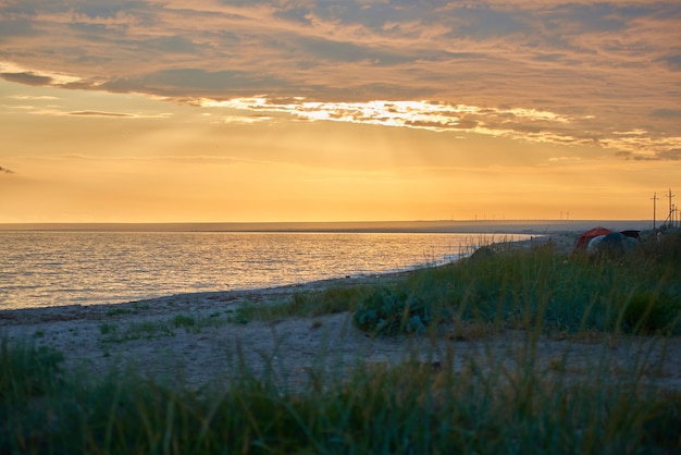 Tramonto sulla costa