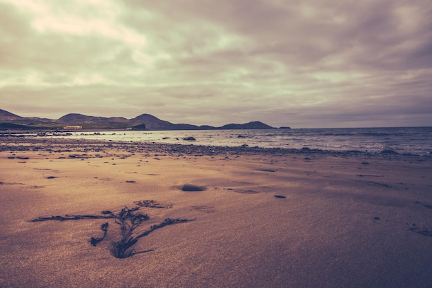 Tramonto sulla spiaggia della baia di Ballingskelligs