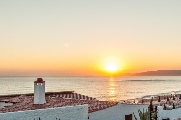 Tramonto sulla spiaggia di Platamona