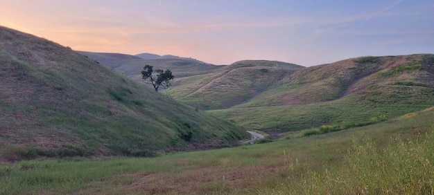 Tramonto sulle colline