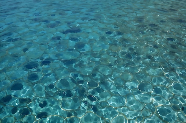 Tranquillità acquatica Acque blu tranquille