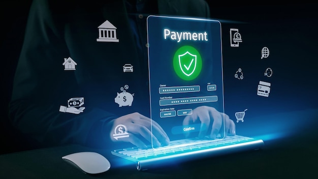 Transazioni di pagamento online sicure che garantiscono la continuità dell'attività UUID