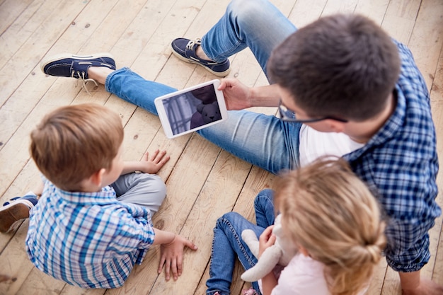 Trascorrere del tempo libero con papà