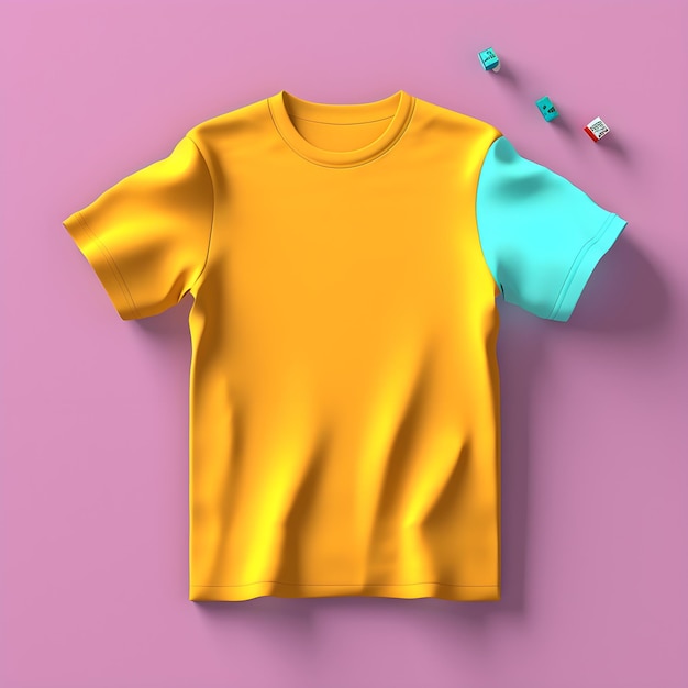 Trasforma i tuoi concetti in realtà con un mockup realistico di tshirt