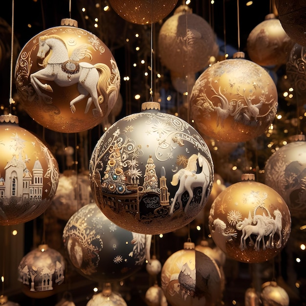 Trasforma i tuoi ornamenti di Natale in un paese delle meraviglie invernali con un tocco di stravaganza e una spruzzatura