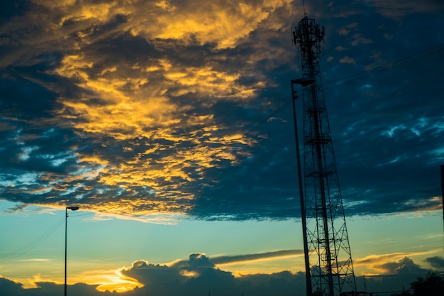 Trasmissione di potenza con tramonto