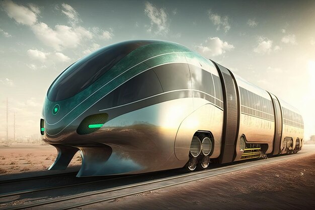 Trasporto pubblico del futuro con veicoli senza conducente e tecnologia avanzata