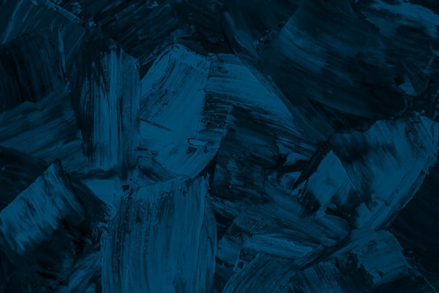 Tratti ruvidi con una spatola Dipinto in gesso Muro di cemento in gesso Visualizza Substrato sotto Per un'iscrizione Gioco aspetto carta da parati Sfumature blu
