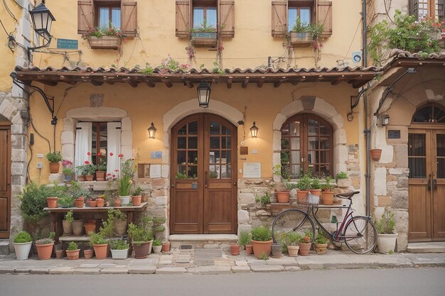 Trattoria italiana artigianale Fascino rustico Tralicci ricoperti di vite e perfezione della pasta